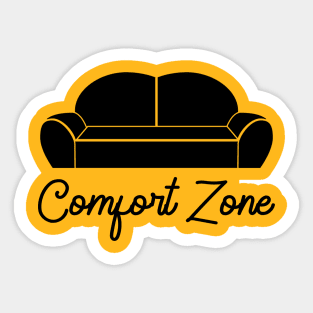 Comfort zone Sticker